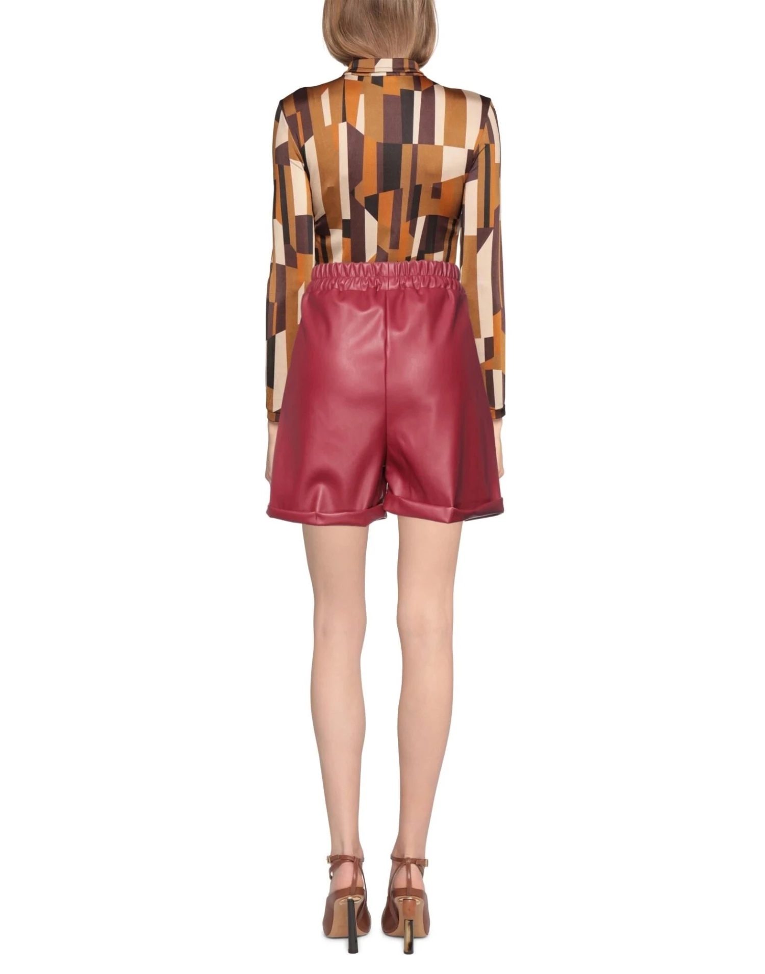 VANESSA SCOTT Shorts & Bermuda For Women Garnet 3 VANESSA SCOTT Shorts & Bermuda For Women Garnet - Image 3