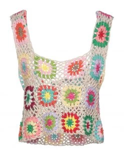 VANESSA SCOTT Top For Women Beige