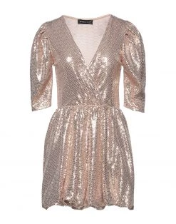 VANESSA SCOTT Short Dress For Women Silver -VANESSA SCOTT Sales Shop unnamed file 998